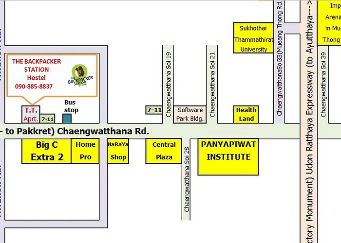 The Backpacker Stn Apartamento Nonthaburi